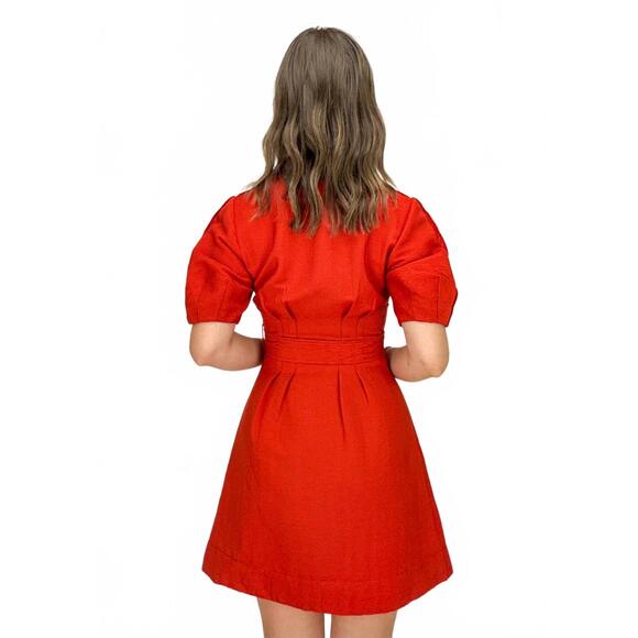 NEW CURRENT AIR tabitha mini dress in amber - Picture 4 of 5